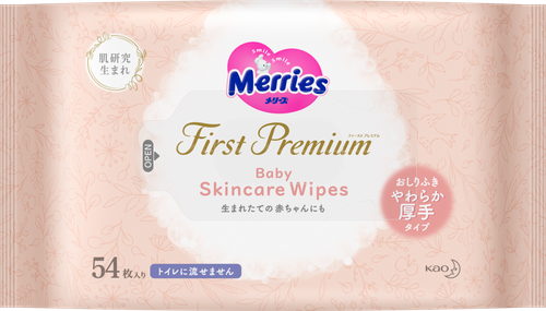 

Салфетки влажные детские Merries запасной блок 54 шт.