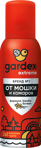 Аэрозоль Gardex Extreme от мошки и комаров 100 мл