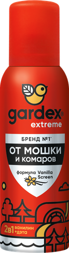 

Аэрозоль Gardex Extreme от мошки и комаров 100 мл