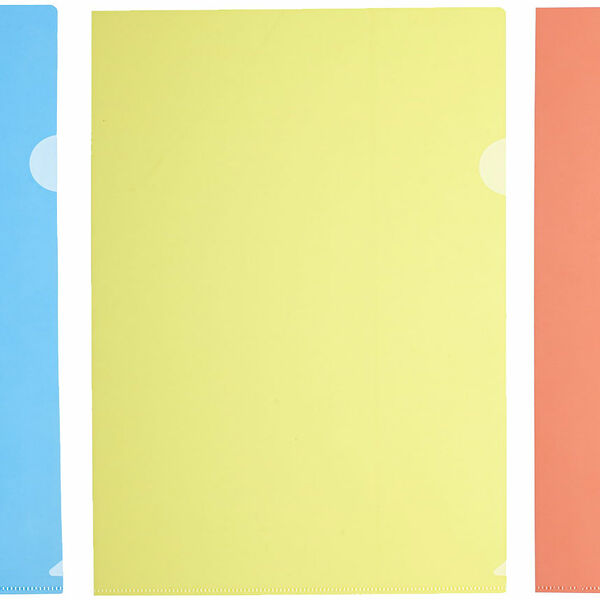 Папка-уголок Бюрократ Моя цена 120мкм цвет в ассортименте 1шт