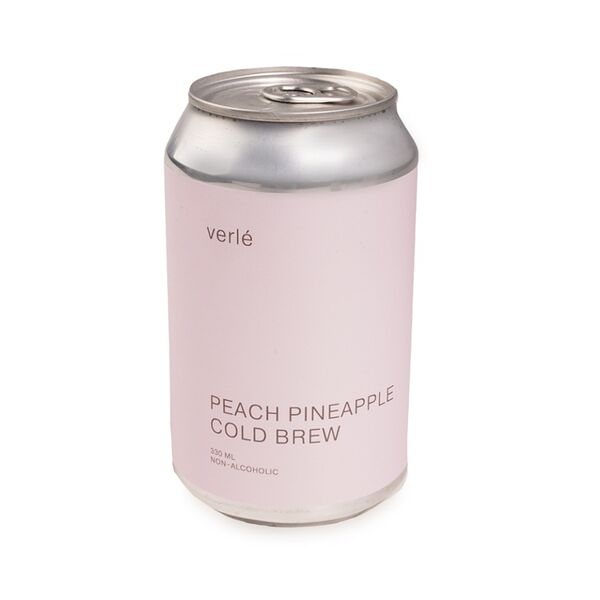 Напиток газированный на основе кофе со вкусом персика и ананаса, Verlе, 330 мл, Россия