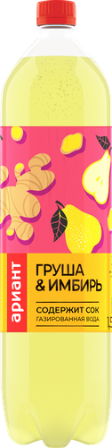 

Напиток Ариант со вкусом груши и имбиря сильногазированный 1.5 л