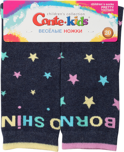 Носки детские CONTE-KIDS Tip-Top, Веселые ножки р. 20, 22, в ассортименте, Арт. 17C-10CП