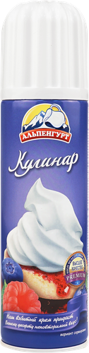

Крем Альпенгурт Кулинар взбитый на растительных маслах 26.5% 250 г