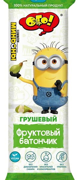 Батончик фруктовый Ого Грушевый 25г