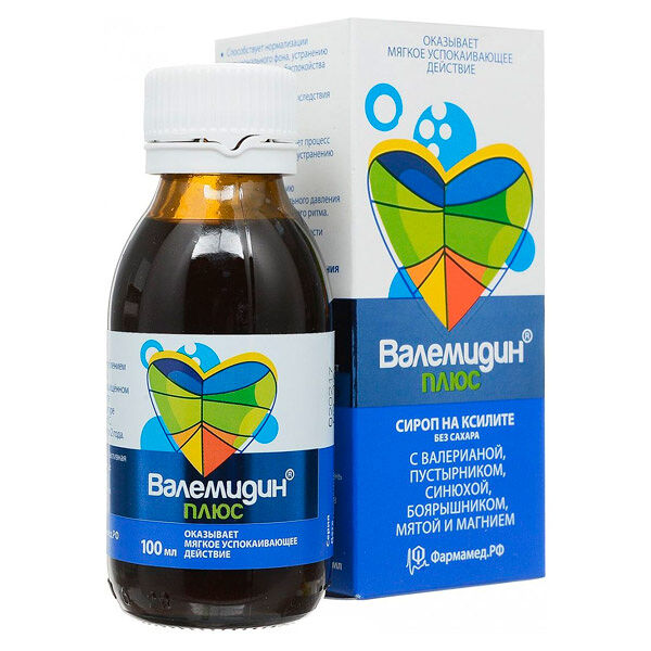 Валемидин Плюс сироп б/сахара