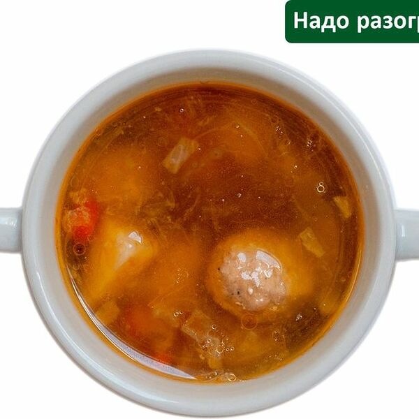 Суп с картофелем и фрикадельками Шеф Перекрёсток, 300г