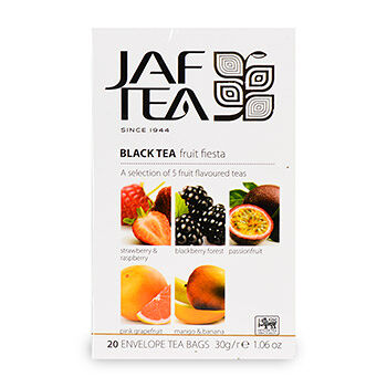 Чай черный JAF TEA Ассорти Fruit Fiesta 20 x 1.5 г Шри-Ланка