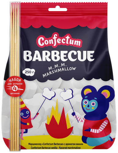 

Маршмеллоу Confectum Barbecue с ароматом ванили, 250 г