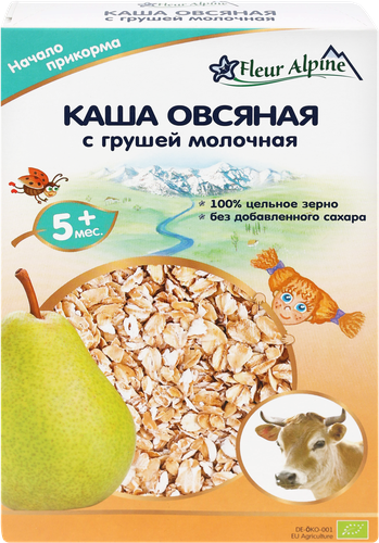 

Каша Fleur Alpine овсяная молочная с грушей с 5 месяцев 200 г