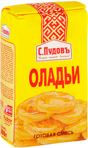 

Смесь мучная С.ПУДОВЪ Оладьи, 500г
