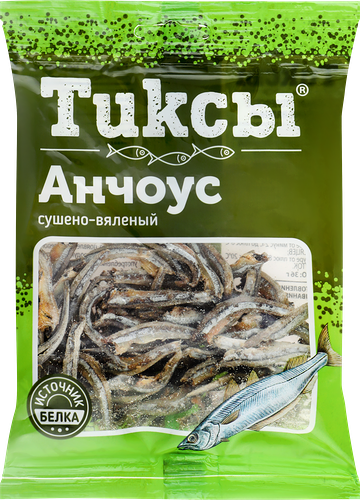 Анчоусы Тиксы сушено-вяленый 36 г