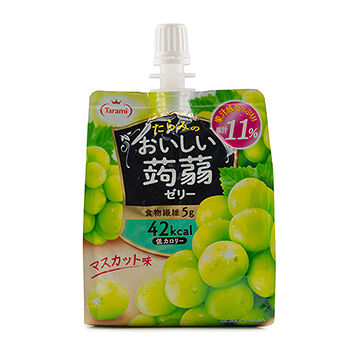 Желе фруктовое Tarami питьевое из конняку со вкусом винограда Маскат 150 г, Япония