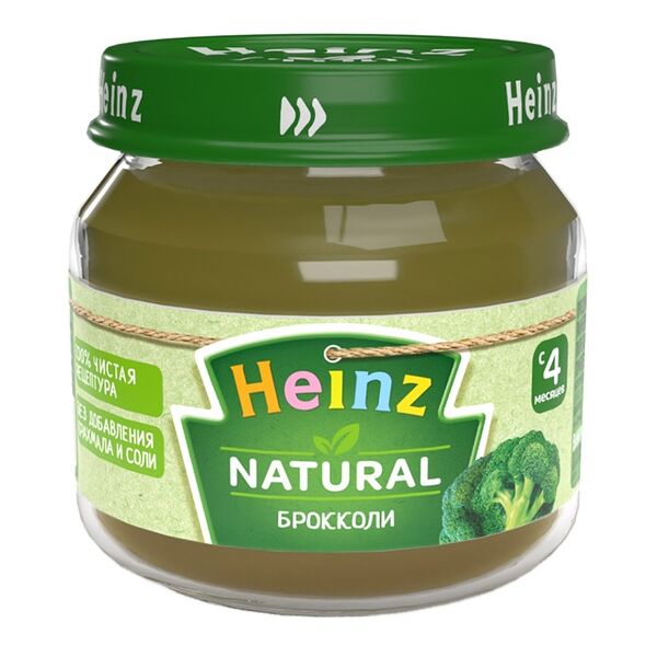 Пюре Heinz Брокколи с 4 месяцев