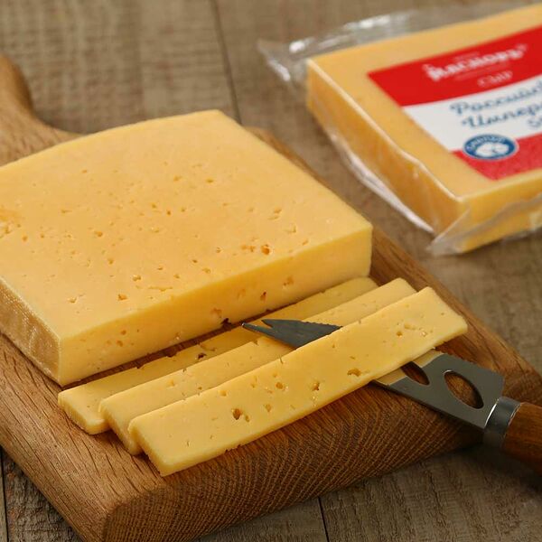 Сыр Российский Император 50% МясновЪ Ферма от КуулКлевер созревание 45 суток, Сернур