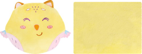 

Игрушка-подушка мягкая BIGGA Сова с пледом внутри, Арт. 660504A