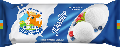 

Мороженое Коровка из Кореновки Пломбир 15% 1 кг