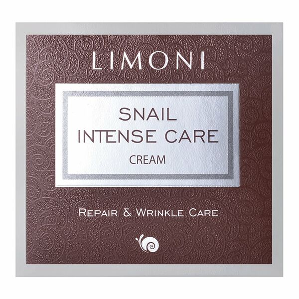 LIMONI Крем для лица Snail Intense Care Cream интенсивный с экстрактом секреции улитки, 50 мл