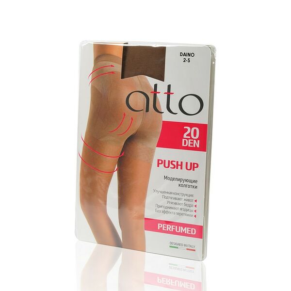 Женские моделирующие колготки Atto Push Up 20den Daino 2 размер