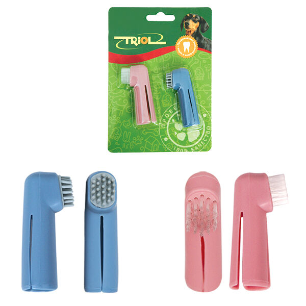 Зубная щетка - напальчник Triol для кошек и собак