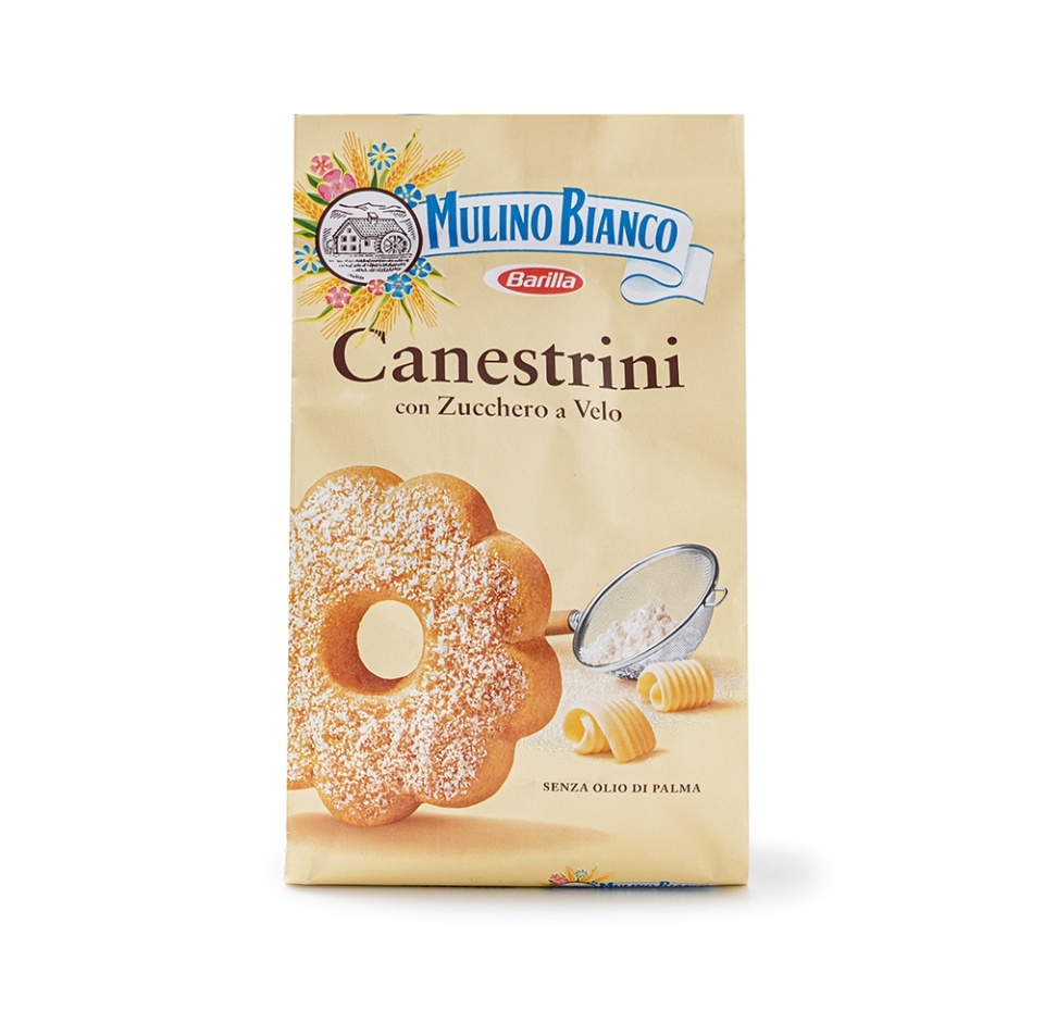 

Печенье Mulino Bianco Canestrini сдобное с сахарной пудрой 200 г