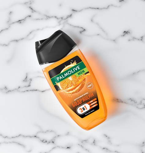 

Мужской гель для душа Palmolive Men и шампунь 2 в 1 Цитрусовый заряд, 250 мл