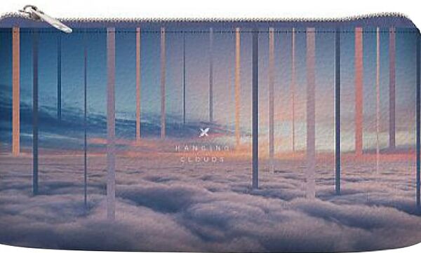 Пенал-косметичка Lorex Plane Style Hanging Clouds на молнии 4.5*10*21см