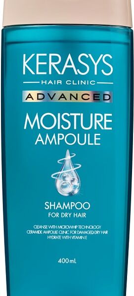 Шампунь для волос Kerasys Advanced Увлажняющий с церамидными ампулами 400мл