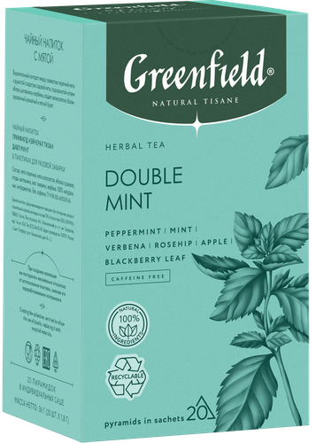 

Чай Greenfield Natural Tisane Мята 20 х 1.8 г