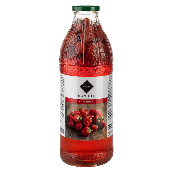 Компот Rioba клубника, 1 л