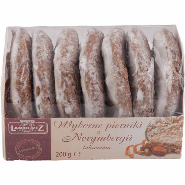 Пряники Lambertz на тонкой вафле в глазури