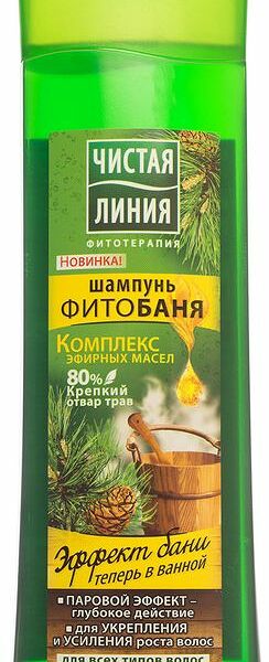 Шампунь Чистая линия Фитобаня