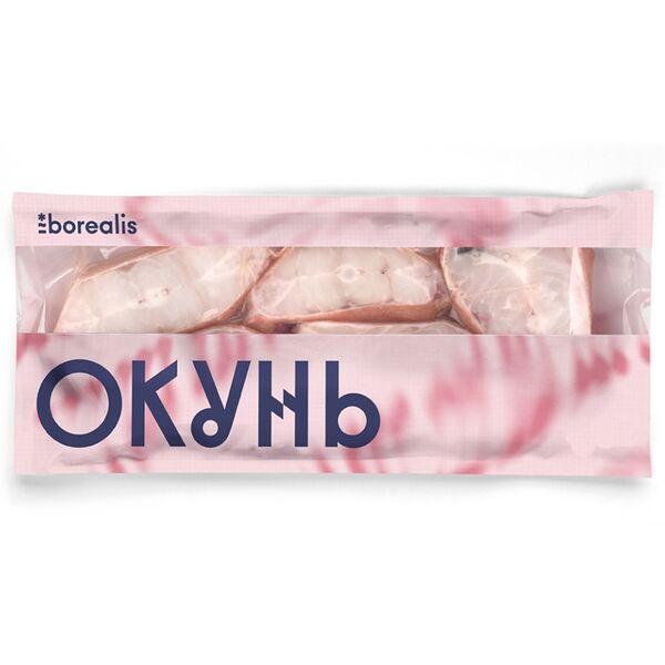 Окунь морской замороженный Borealis стейки 700г