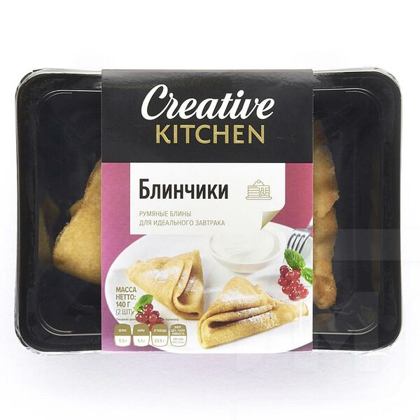 Блинчики Creative Kitchen Румяные для идеального завтрака