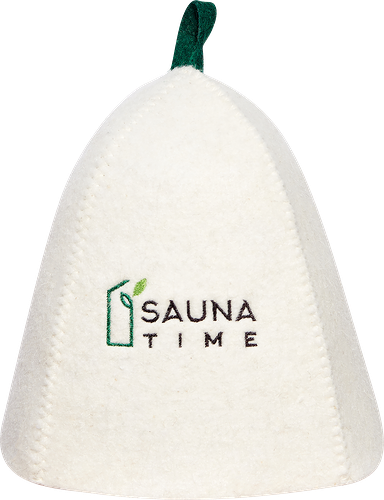 Шапка для бани и сауны ГЛАВБАНЯ Sauna time/Relax, с вышивкой, Арт. Б40393Л