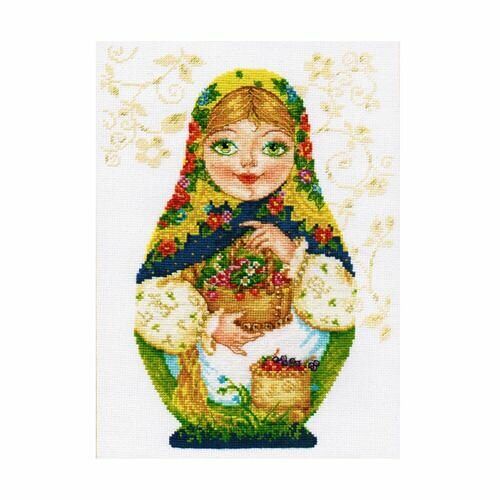 6-05 Набор для вышивания АЛИСА 'Матрешки. Летняя краса' 19*26см