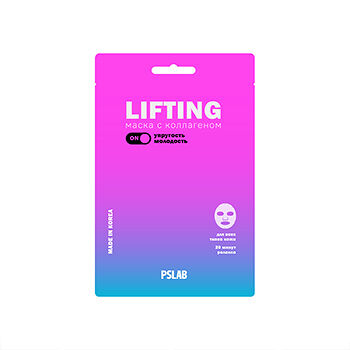 Маска тканевая Pslab Омолаживающая с коллагеном лифтинг-эффект, 23 мл