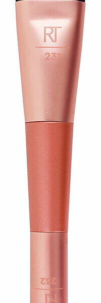 REAL TECHNIQUES Кисть для тональной основы и консилера двусторонняя Dual Ended Cover + Conceal Brush