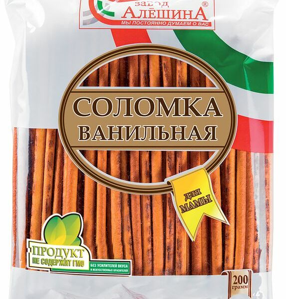 Соломка Завод Алешина Для мамы ванильная