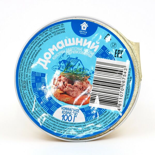 Консервы паштетные 