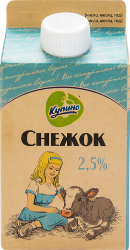 

Снежок КУПИНО 2,5%, без змж, 400г