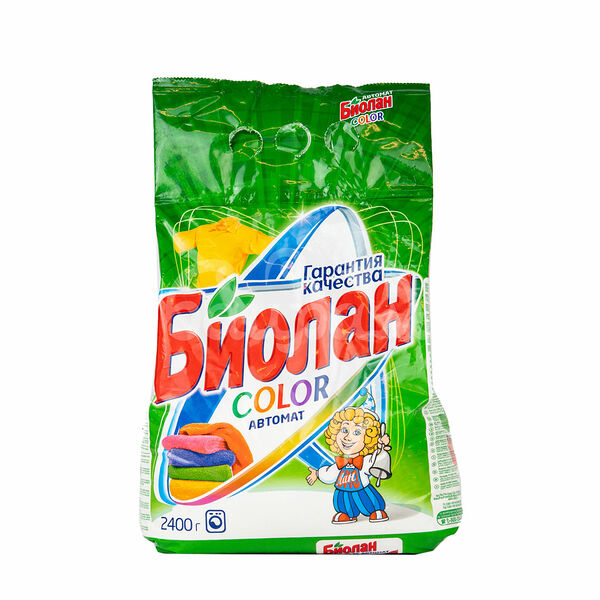 Стиральный порошок Биолан 2.4кг Колор Автомат пакет