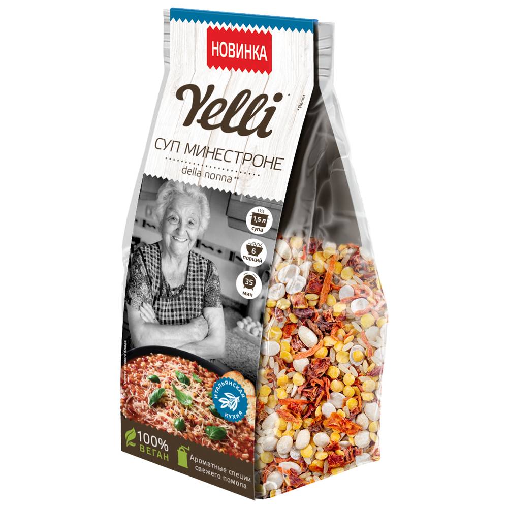 

Суп Yelli Della Nonna Минестроне 170 г