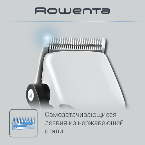

Триммер ROWENTA для волос/бороды, 6Вт, 4 насадки, Арт. TN1605F0