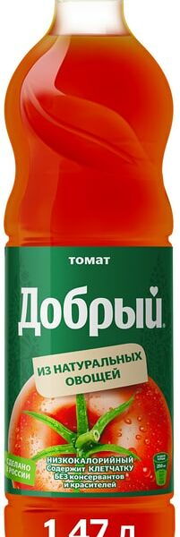 Нектар Добрый Томатный с сахаром и солью 1.47л