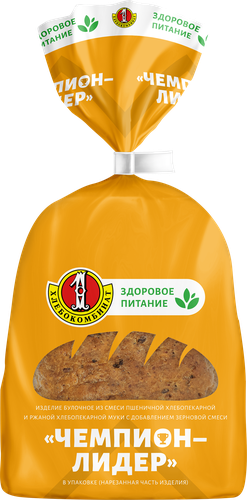 

Хлеб Первый Хлебокомбинат Чемпион-лидер нарезанный, 200 г