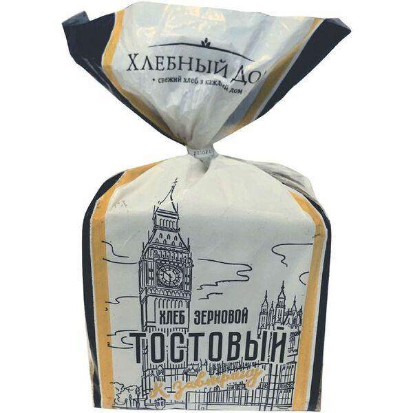 Хлеб ХЛЕБНЫЙ ДОМ Тостовый к завтраку зерновой