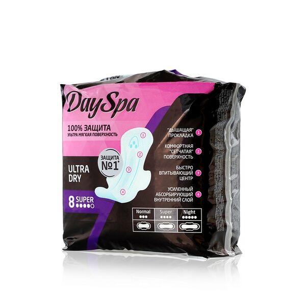 Женские прокладки Day Spa Ultra Dry Super 8 шт
