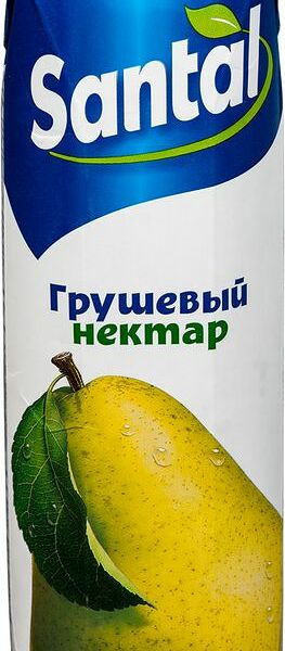 Нектар Santal грушевый с мякотью, 1л