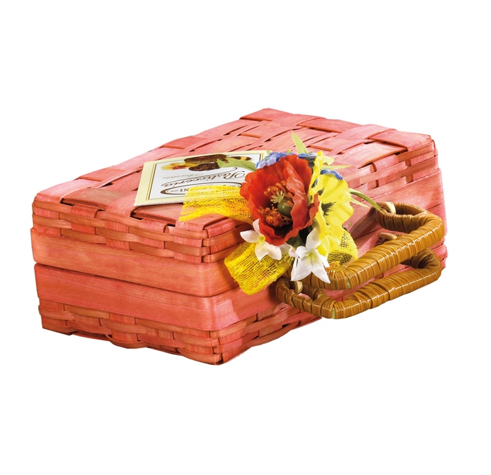 

Печенье ассорти к чаю в подарочной плетенной сумке FLAMIGNI 200 г, Италия